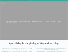 Tablet Screenshot of magplate.com